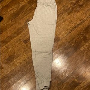 grey sweatpants